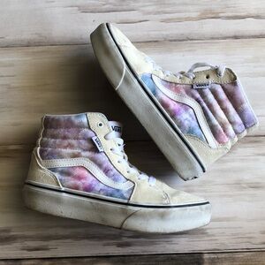 Vans Filmore Hi Tye Dyed Hightop Sneaker Girls Size 3.5